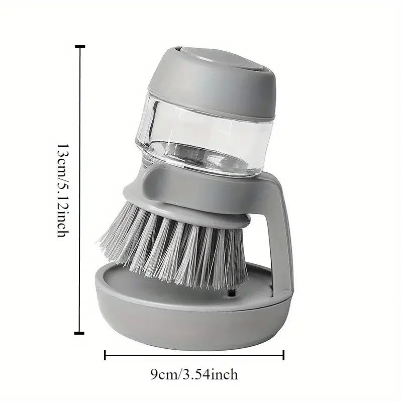 فرشاة تنظيف يدوية بصبّابة صابون وتصريف ذكي – تصميم عملي، تنظيف مثالي!