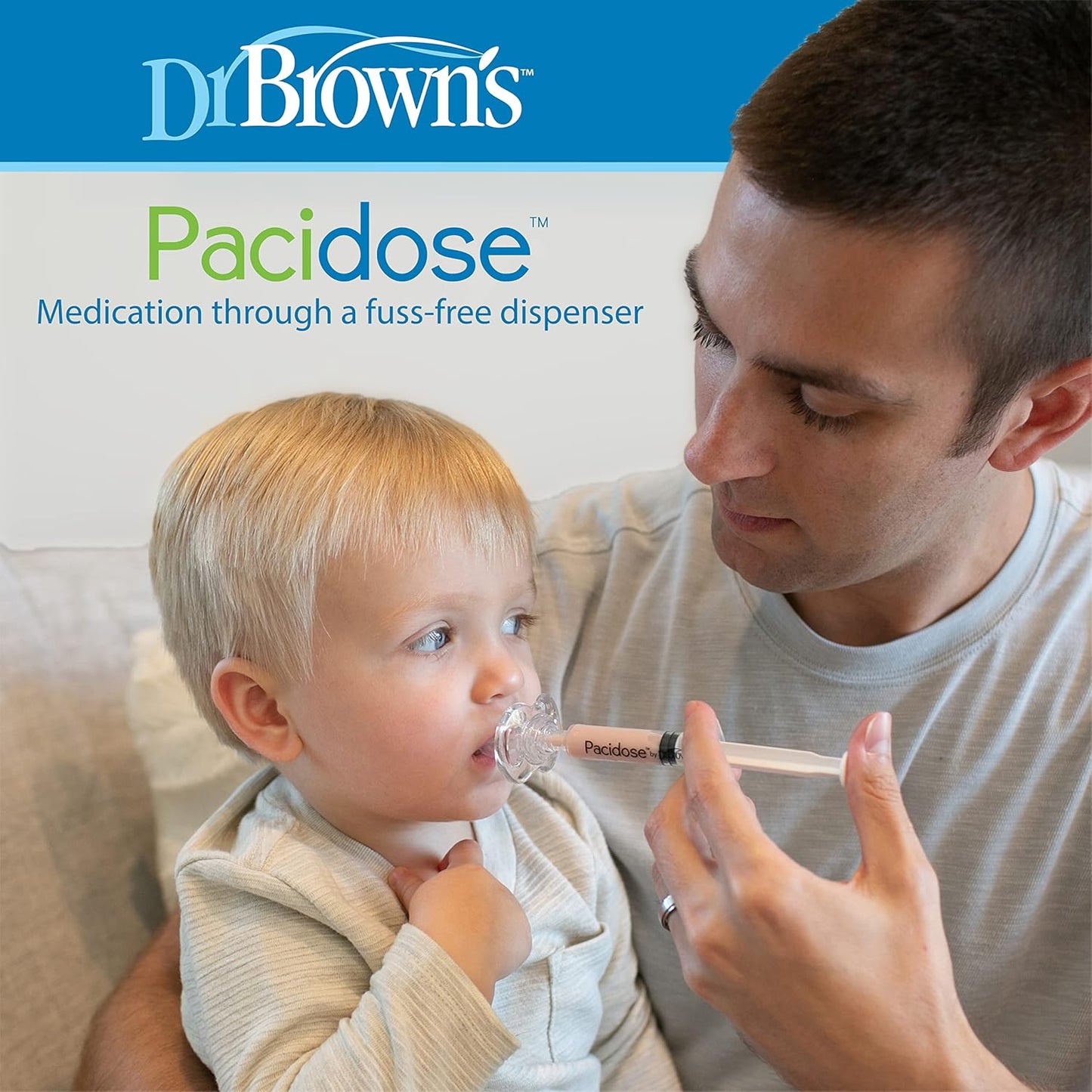 ببرونة Dr. Brown’s Pacidose لإعطاء الدواء للرضع بدون عناء