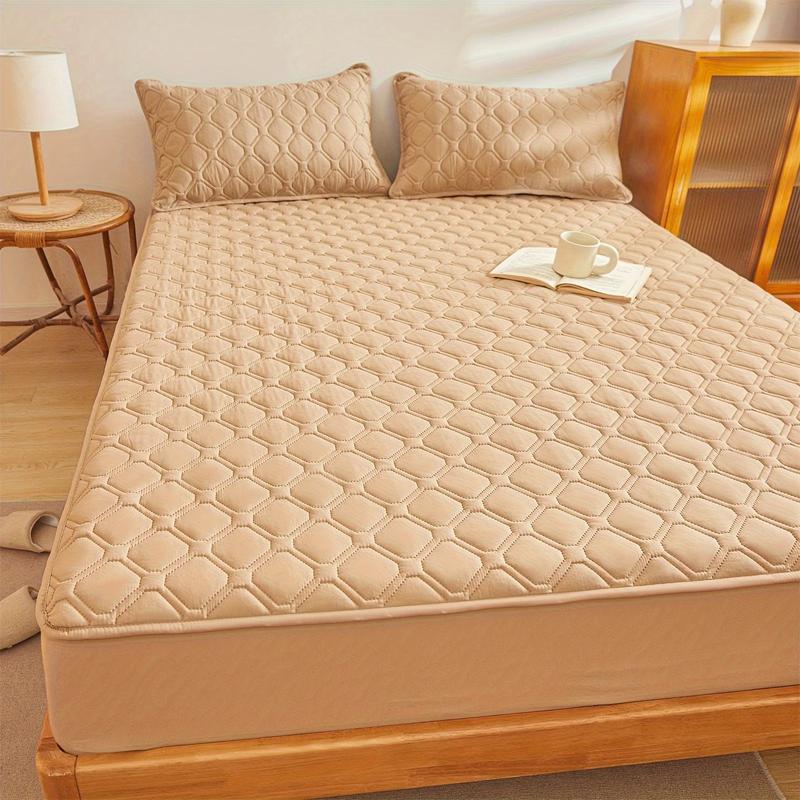 غطاء فراش قطني مقاوم للماء + غلافين وسادة مجانًا 🎁