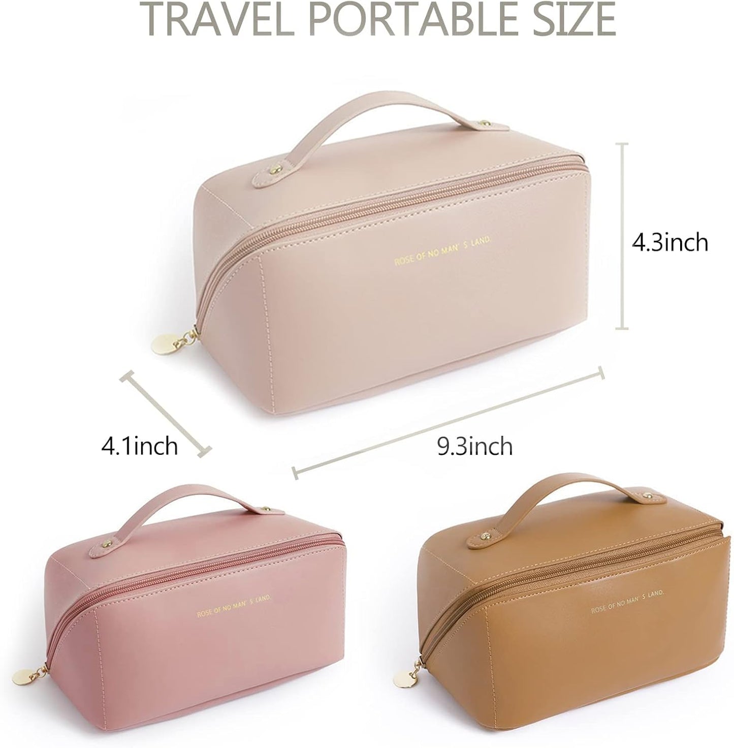 حقيبة مستحضرات التجميل الفاخرة – تصميم أنيق وسعة كبيرة للسفر والاستخدام اليومي