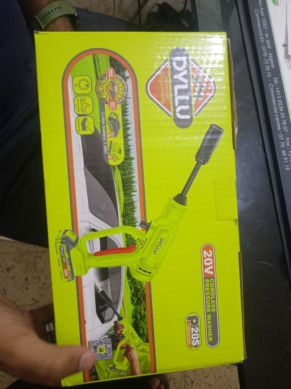 غسالة ضغط لاسلكية DYLLU 20V – تنظيف قوي بلا كابل